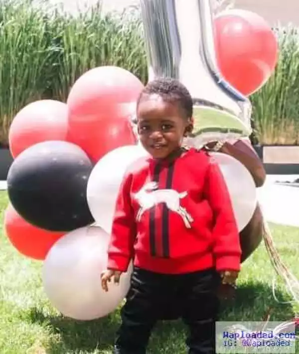 Tiwa Savage shares adorable photos of her son Jamil, on his 1st birthday today